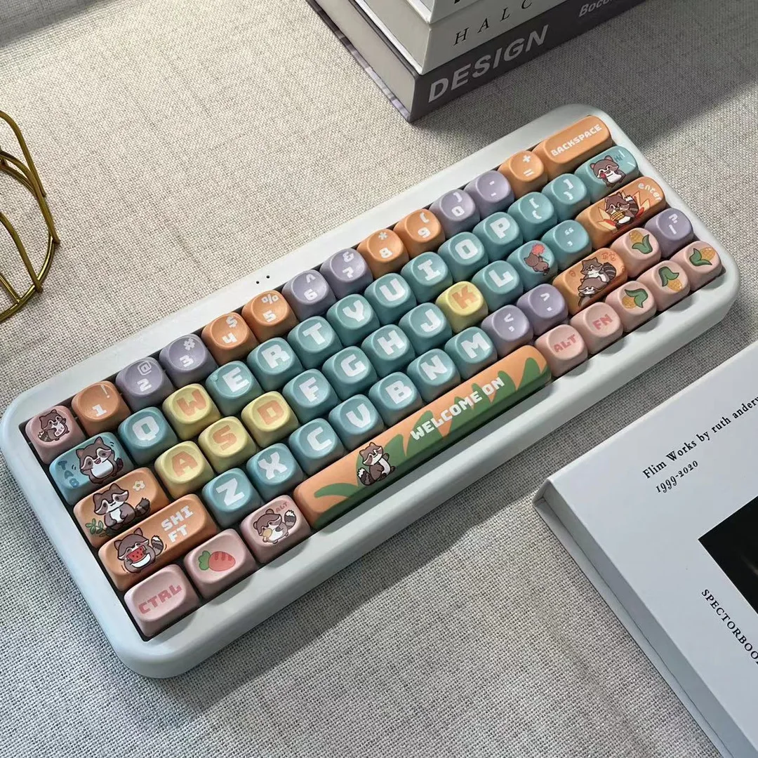 لوحة مفاتيح ميكانيكية، لعبة فتاة سلكية ثلاثية الأوضاع بلوتوث 2.4G، محمولة للفتيات #2