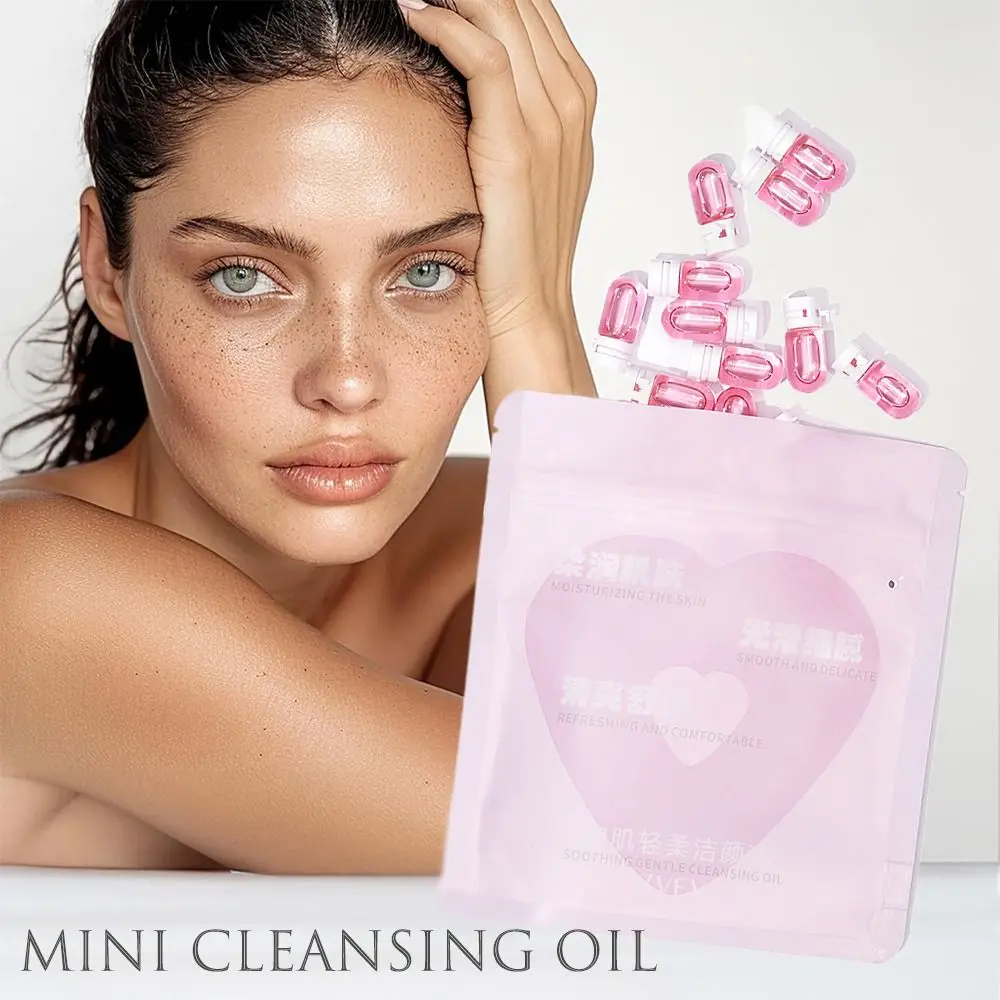 10/30/40 個ホット軟化ミニクレンジングオイル椿なだめるメイク落としオイル優しいディープクレンジングオイル旅行用