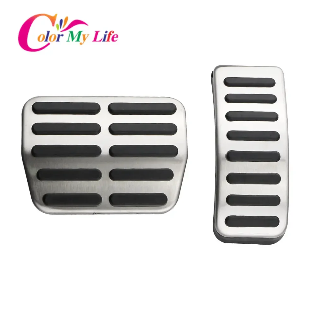 Stainless Steel Car Pedal Cover for Volkswagen VW Polo 9N 6R Bora Golf MK4 IV for Skoda Fabia Seat Ibiza 6K 6L 6J