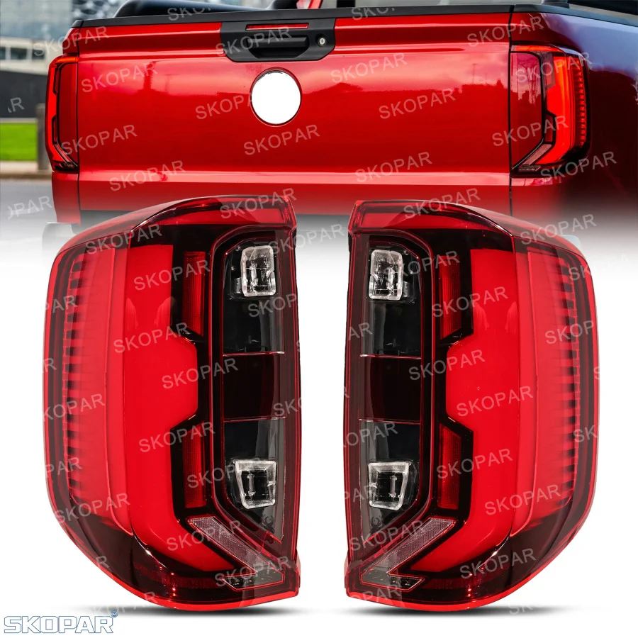 For VW Amarok 2024 2025 Car accessories 7 Pin LED Tail Light Rear Brake Lamp 2HJ945307G 2HJ945308G