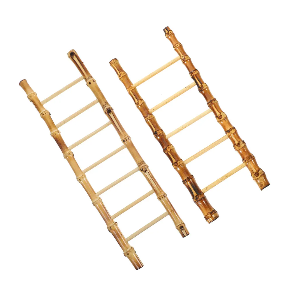 

2 шт. мини-бамбуковые лестнички для украшения суши, в японском стиле, для презентации холодных блюд, кулинарный аксессуар