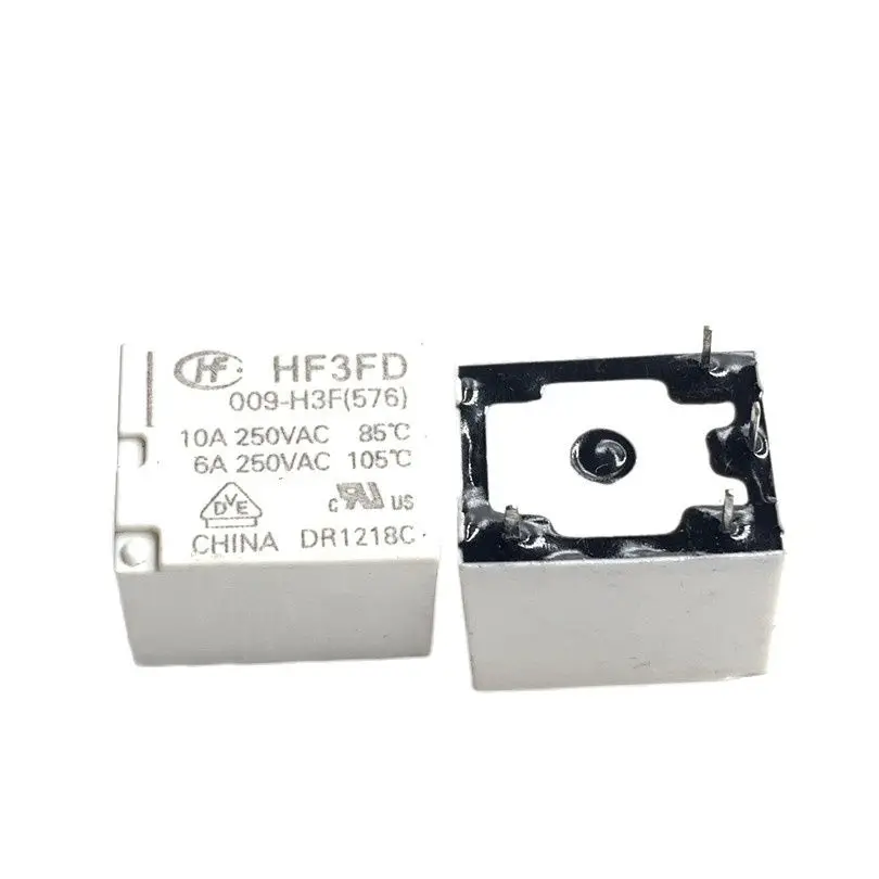 New HF3FD 009-H3F HF3FD 009-HSTF Relay 9VDC Quadrupole Group Frequently Open HF3FD-009-ZTF 5-foot Group Conversion