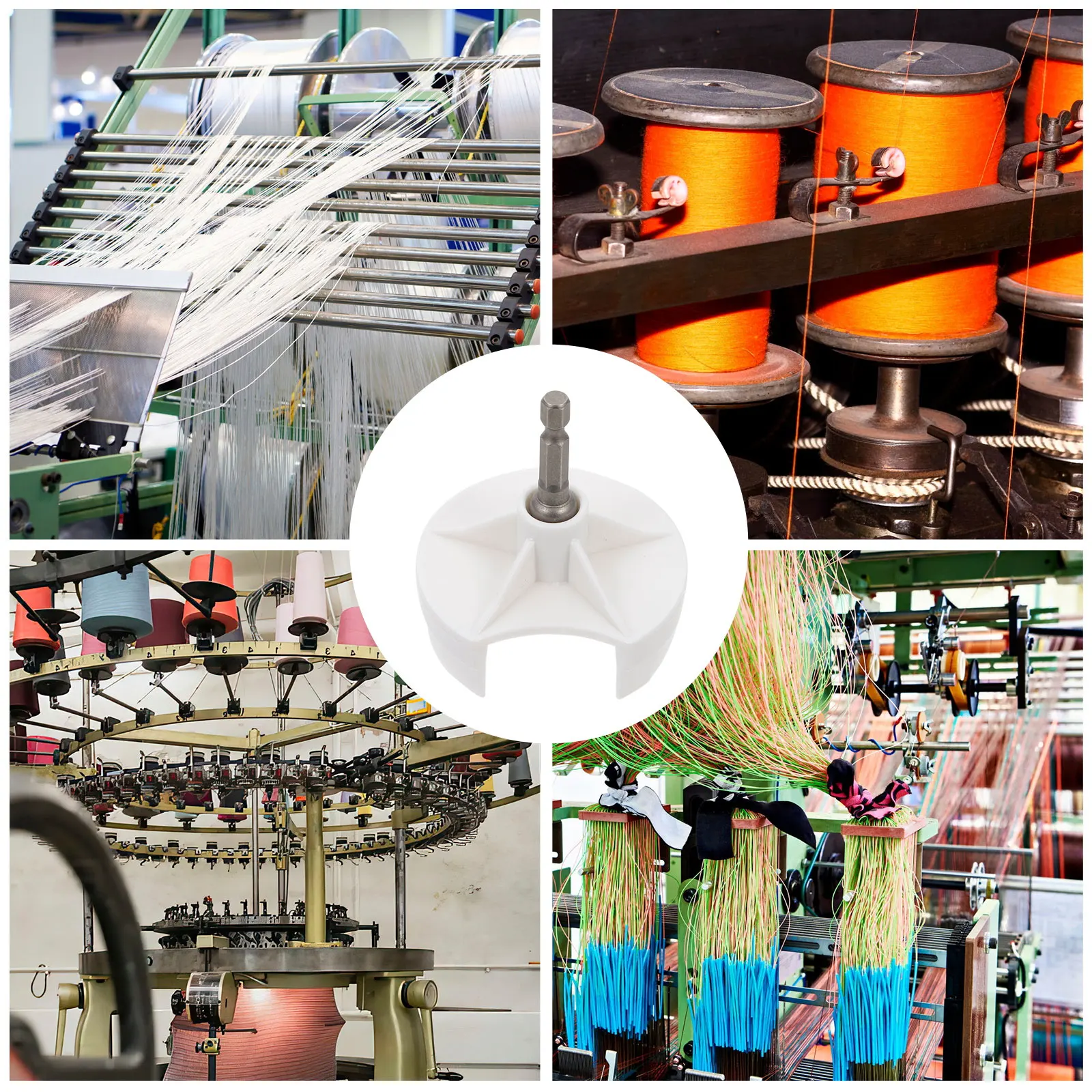 Knitting Machine Adapter Conversion Head Tools Crank H Braiding Attachment Bit Electric Screwdriver