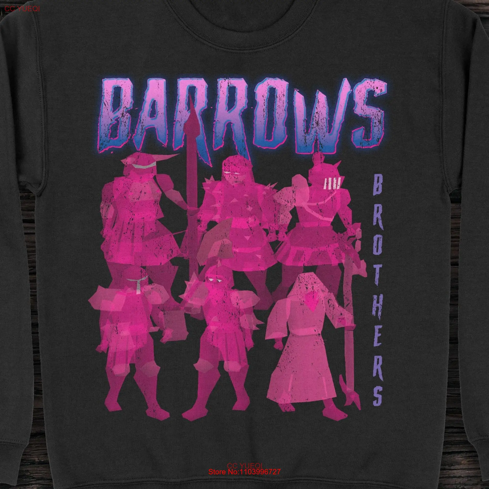 Vintage Barrows OSRS SweaT T Shirt long or short sleeves