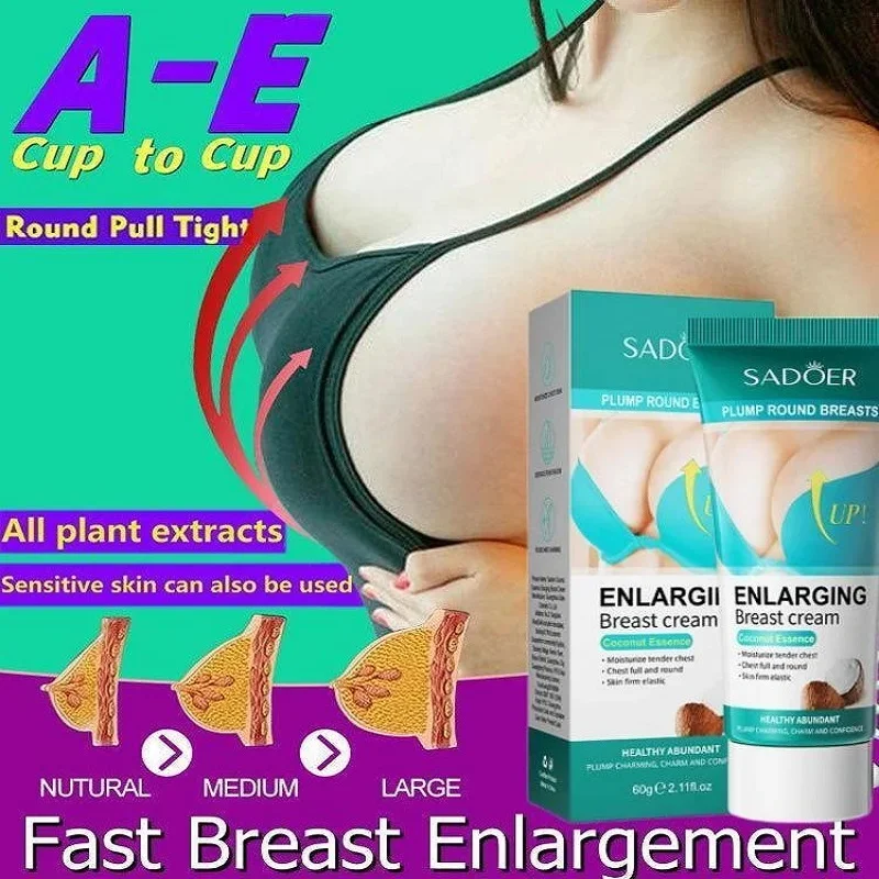 Fast Growth Breast Enlargement Cream Lift Firm Breast Improve Sagging Massage Chest Rapidly Body Moisturizing Smooth Bright Care