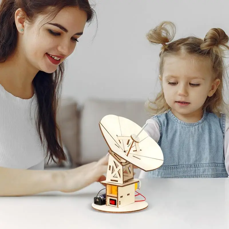 

Детский научный набор, деревянный технологический радар-детектор, набор головоломок, детская сборная игра ручной работы для детей 7-14 лет