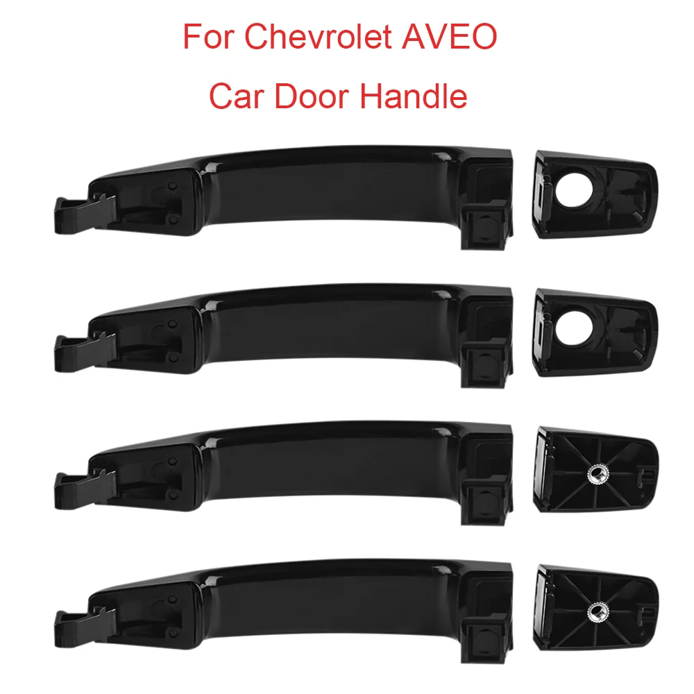 4PCS Left & Right Car Outside Handle For Chevrolet AVEO Captiva 2007-2015 For Saturn Vue Exterior Door Handle Car Accessories