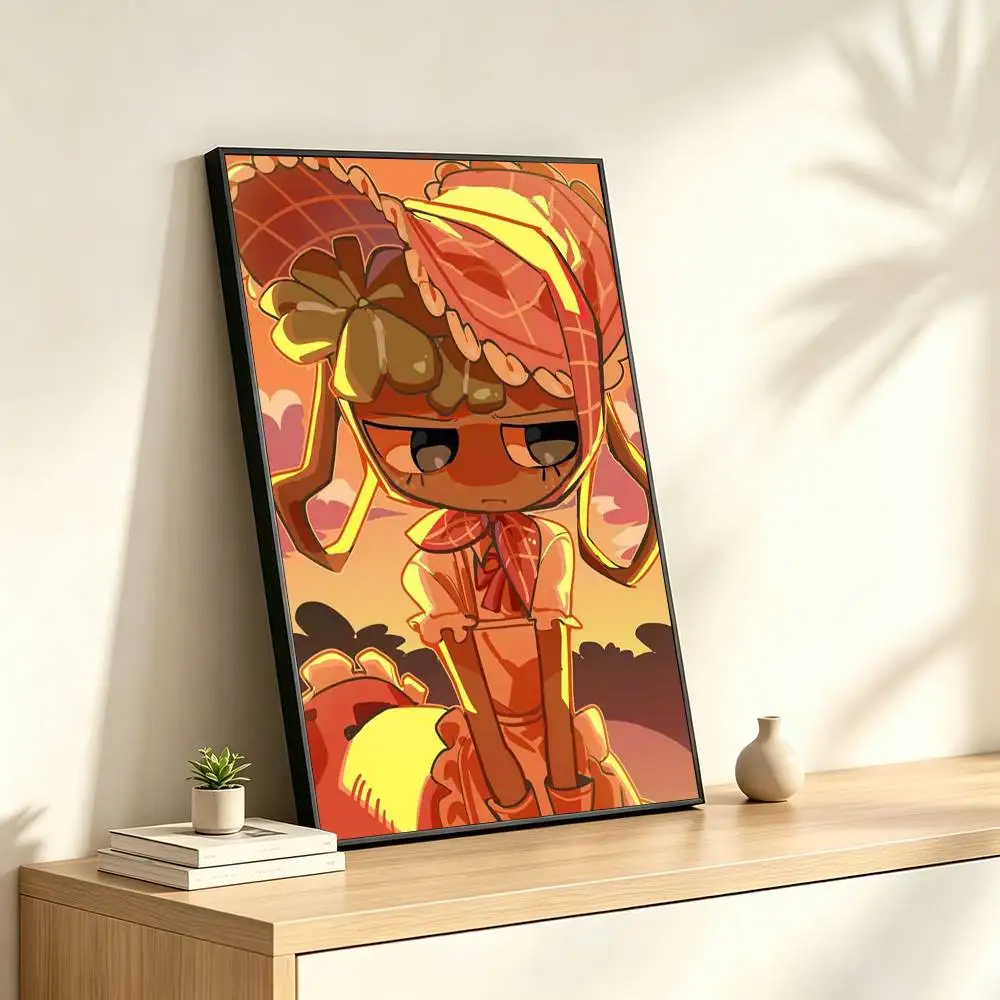 C-Cute Cartoon Dandy World Bassie Poster Dorm Living Room Aesthetic Wall Decoration Painting Stickers