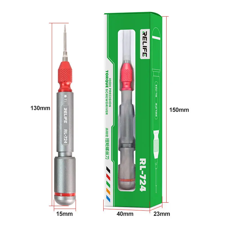 RELIFE RL-724 High Precision Torque Screwdriver Set Anti-Slip Strong Magnetic Adsorption Mini Screwdrivers Disassembly Tools