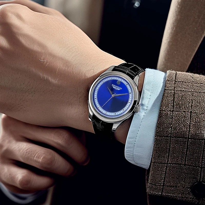 Nuevo Bonito reloj de lujo para hombre, reloj automático resistente al agua para hombre, tendencia de negocios, simple, clásico
