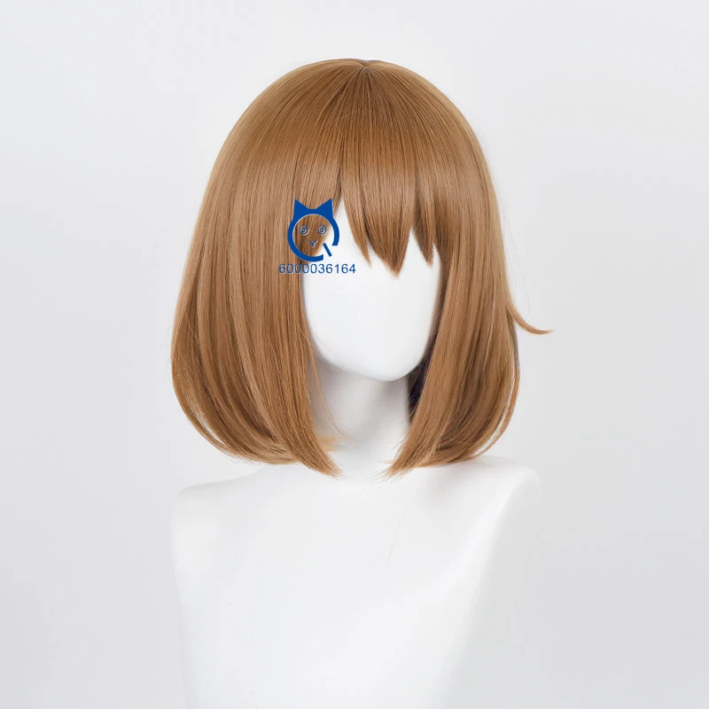 K-On Hot Hirasawa Yui New Arrival Cosplay 33cm Brown Short Wig Heat Resistant Synthetic Hair for Party Comic Con Coser Fashion