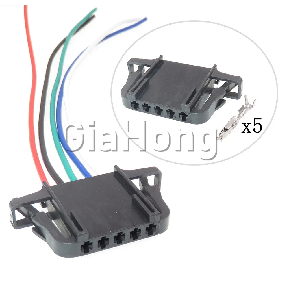 

1 Set 5 Ways Car Unsealed Wire Connecter Auto Accessories For VW Audi 3B0 972 705 3B0972705 AC Assembly Socket with Terminal