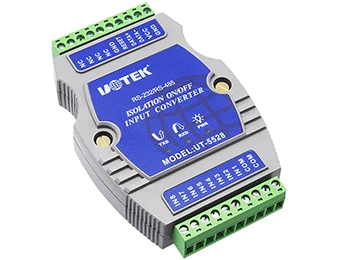 Módulo de entrada de E/S UT-5528 para controlador de E/S de aislamiento óptico digital de 8 canales