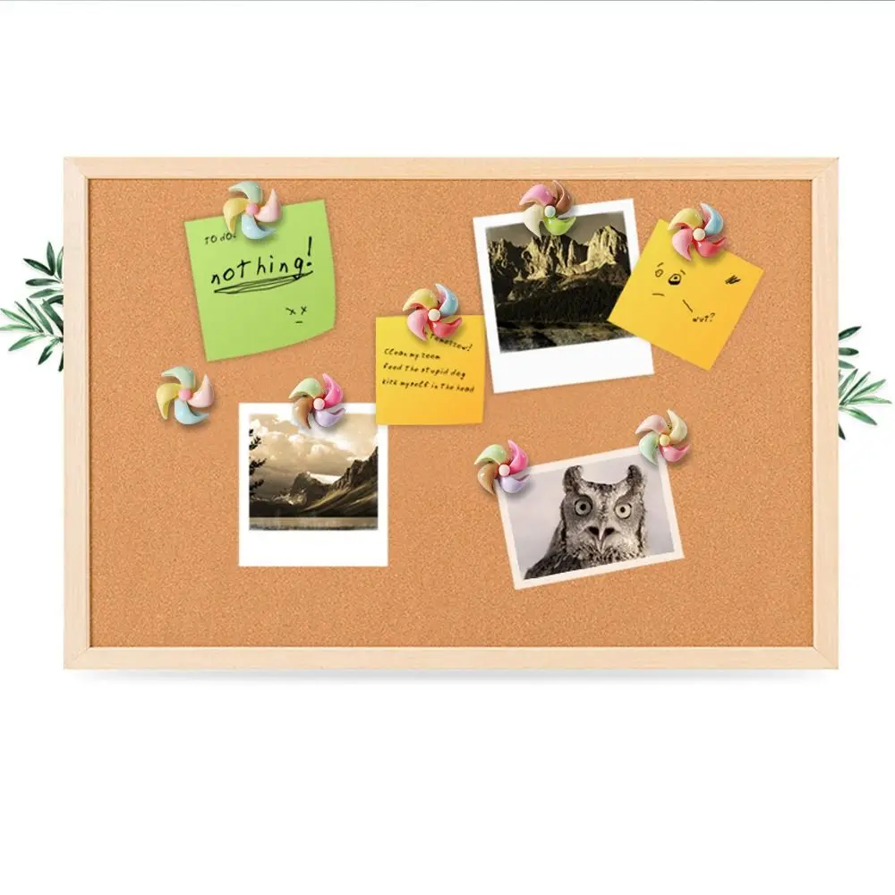 10/20/30 قطعة المحمولة الإبداعية طاحونة على شكل دبابيس الضغط DIY بها بنفسك قابلة لإعادة الاستخدام الملونة طاحونة دفع دبابيس مع صندوق ثلاثية الأبعاد الإبهام المسامير Corkboard