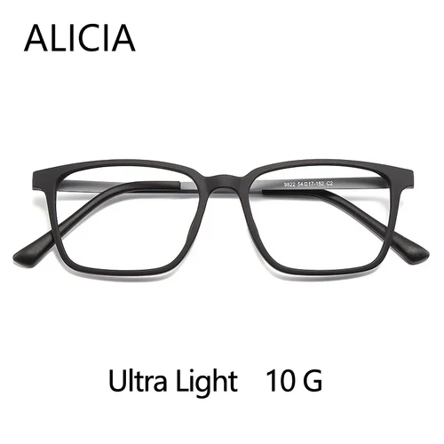ALICIA moda cuadrado ultraligero TR90 gafas graduadas ópticas marcos hombre mujer