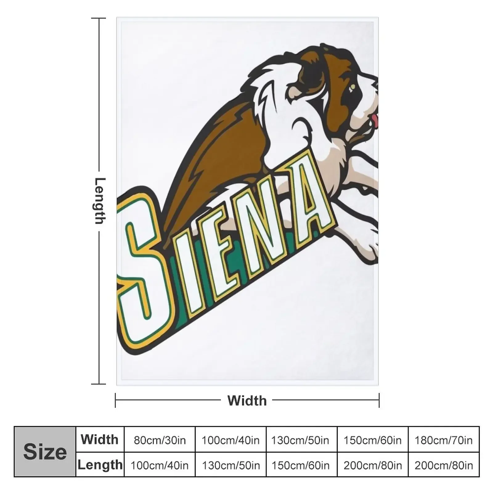 Siena Saints Throw Blanket Weighted Giant Sofa blankets ands valentine gift ideas Blankets