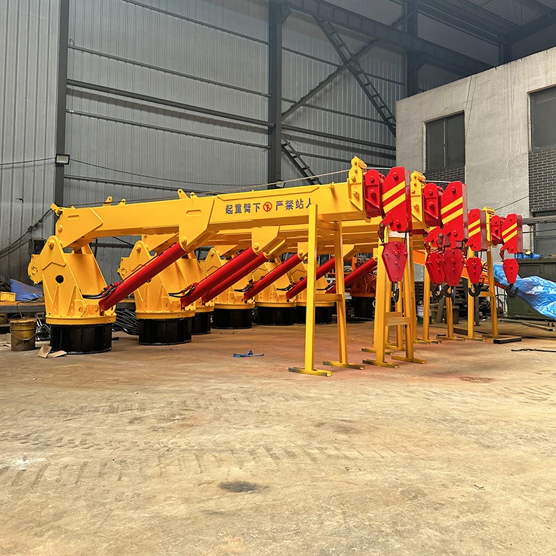 Gru marine fisse rotanti a 360 gradi per porte e docce Gru retrattili per ponti per barche da pesca, gru per navi