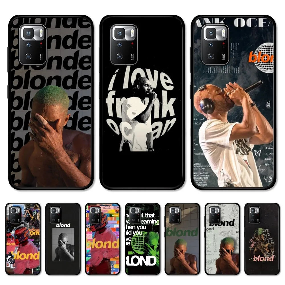 

Singer Frank Blonde Oceans Phone Case For Redmi Note 4 X 5 A 6 7 8 T 9 9S 10 11 11S 11Epro Poco M3 Pro