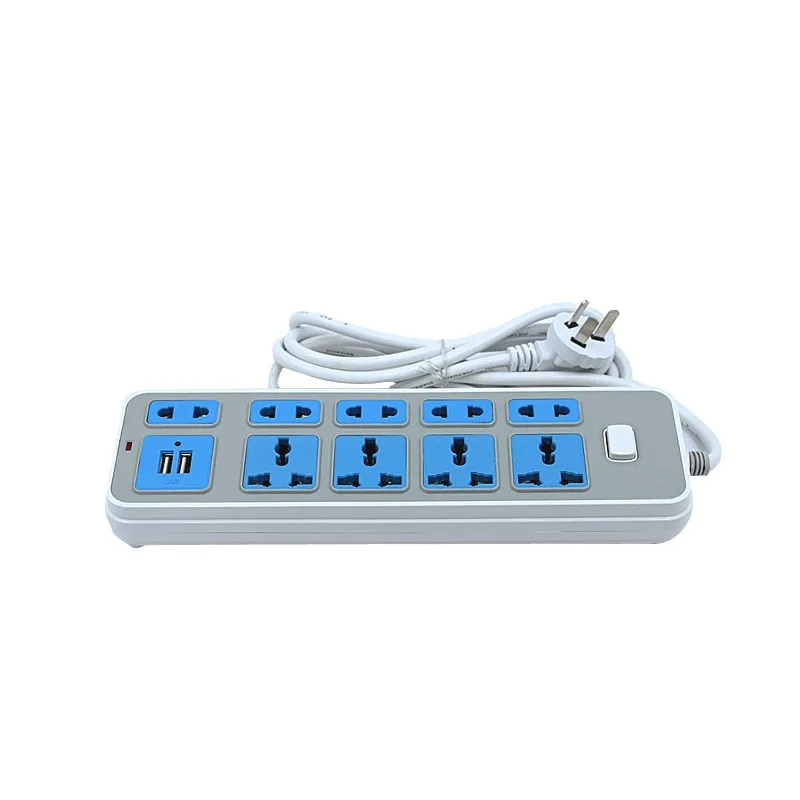 Universal Power Strip UK EU US Plug Available  8 9 4 Ports Power Strips Home Extension Electrical Socket 2 4 USB Charger