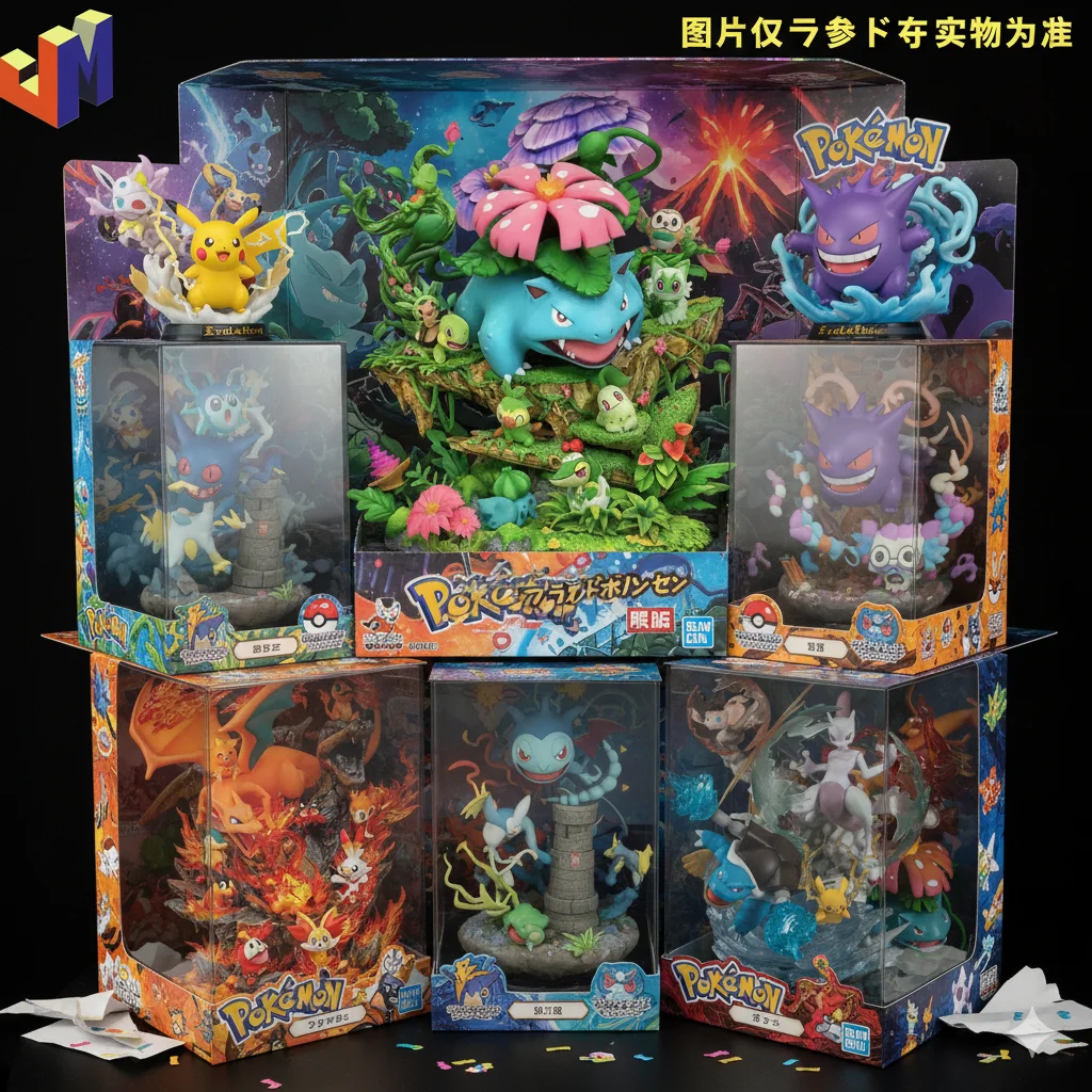 

Покемон слепая коробка, коллекция загадочных фигурок, случайный персонаж, Пикачу Иви Мьюту, коллекционная игрушка, ограниченный выпуск, аниме, подарок