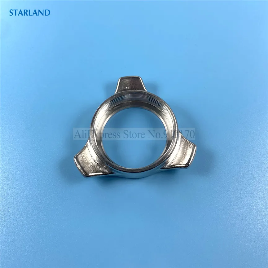 1 Triangle Shaped Clamp Nut Stainless Steel Sausage Stuffer Churros Machine Inner Diameter 54mm Fitting Of Sausage Filler