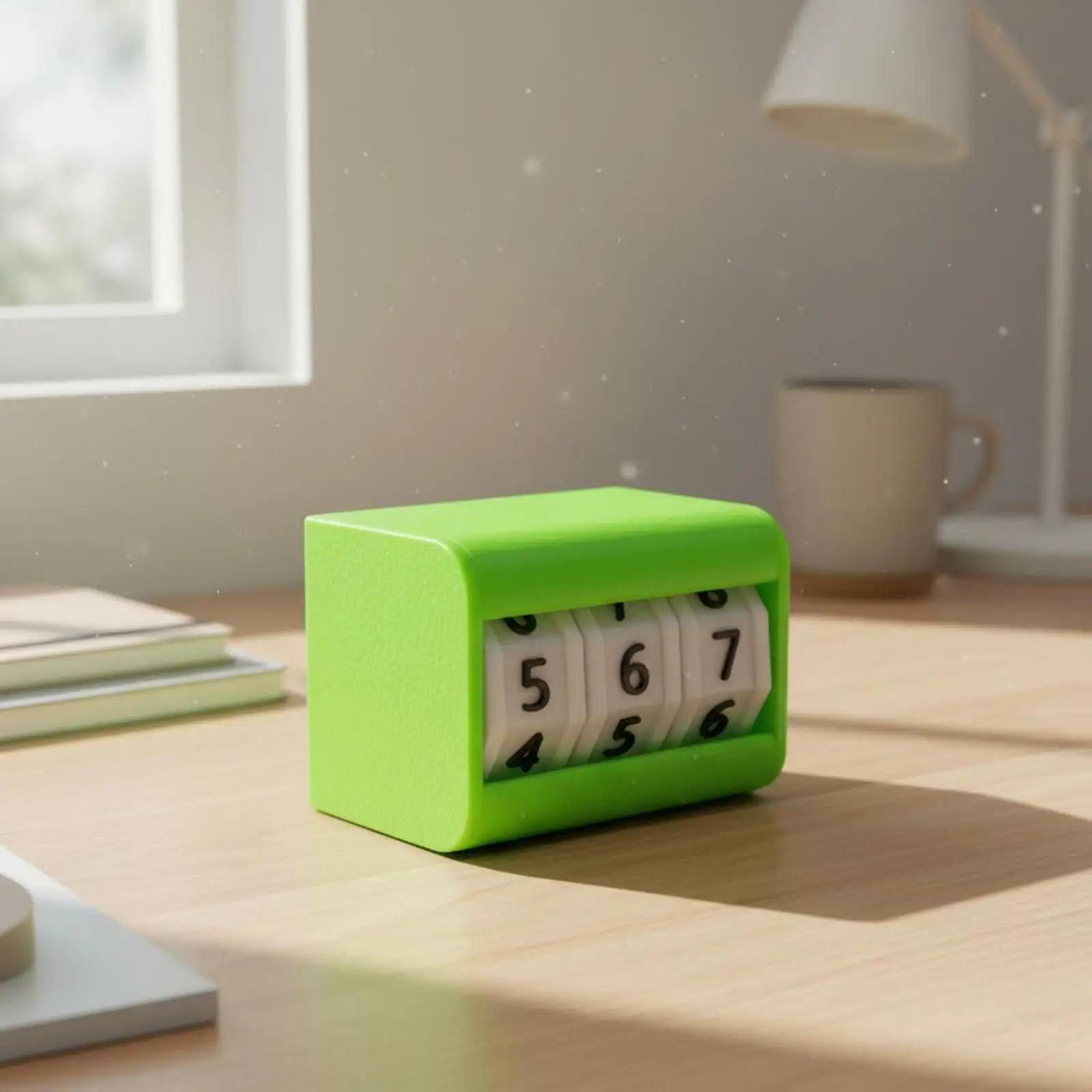 Study Planner Board Smooth Finish Desk Clock and Timer Visible Number Display for Study Routine Tracking