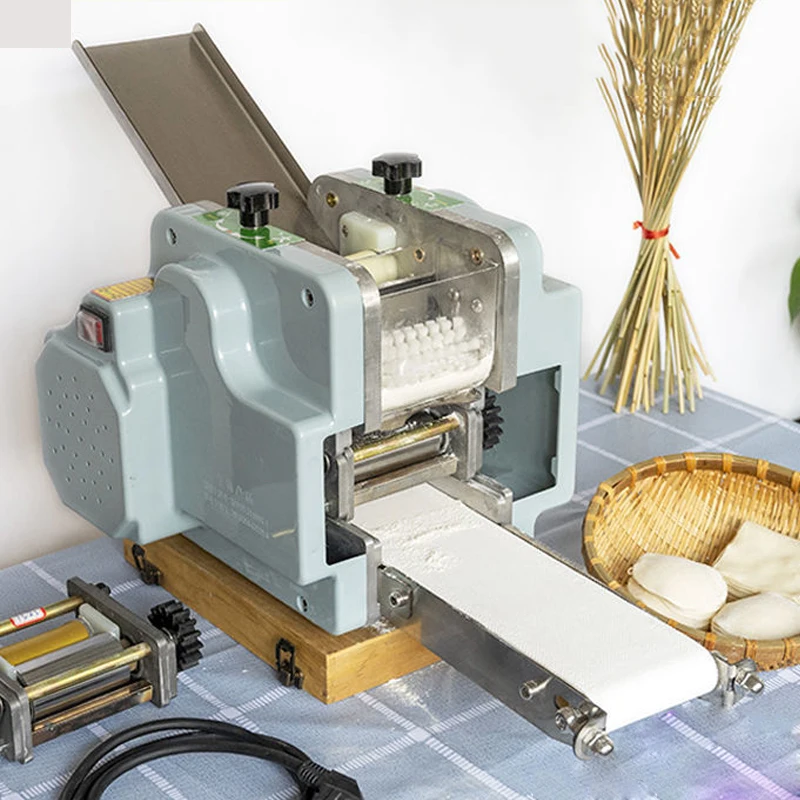 dumpling wrapper machine electric automatic Wonton Wrappers Maker Machine Roll dough Press Commercial 9cm Dumpling skin 110/220v