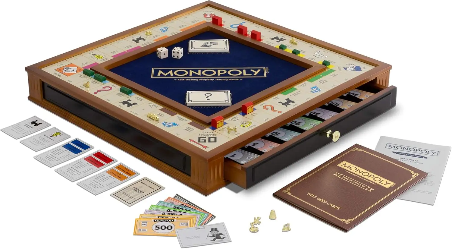 Game Company Monopoly Trophy Luxury Edition For 2 to 6 Players