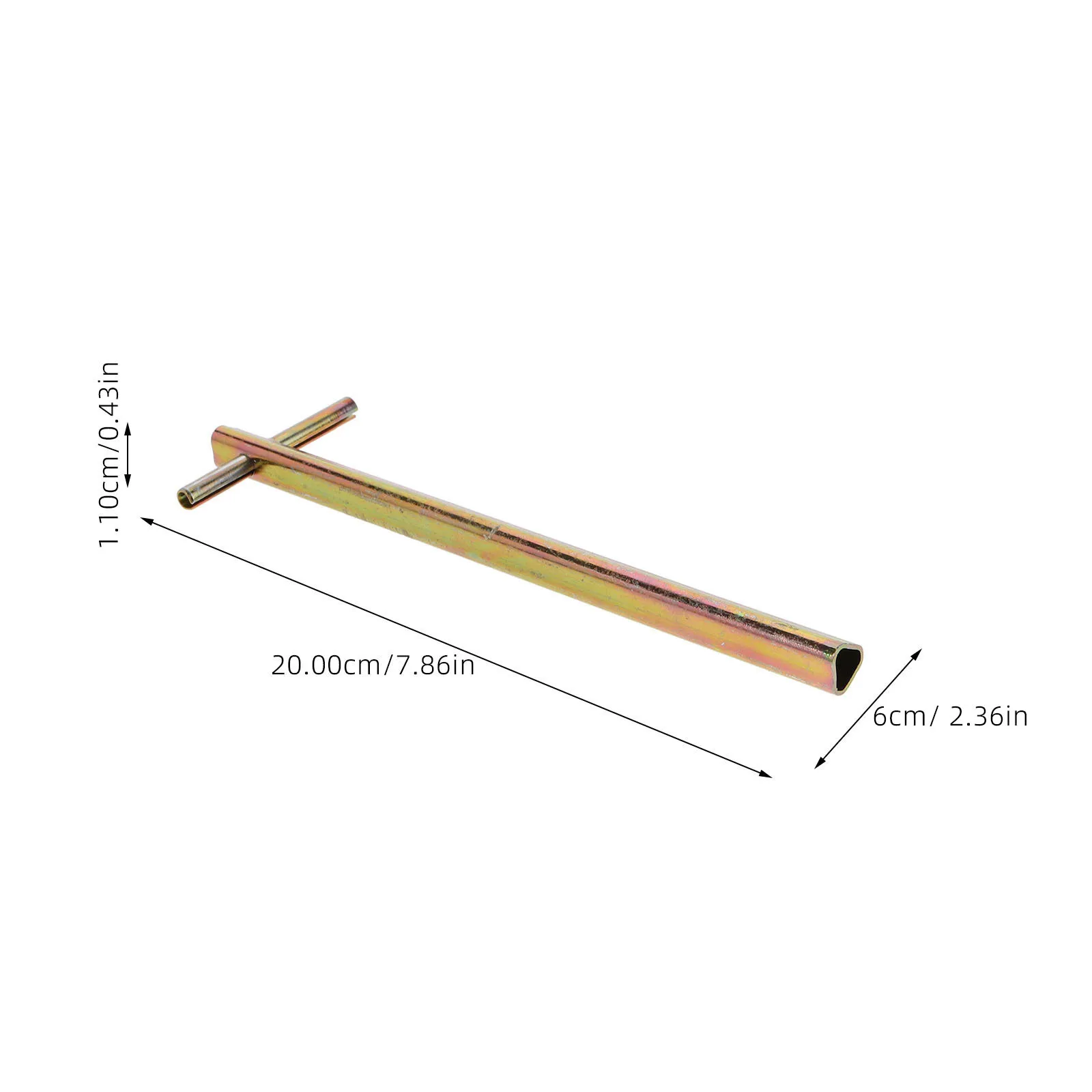 Triangular Elevator Door Key 78 Length Universal Utility Emergency Elevator Drop Key Wrench Spanner Keys