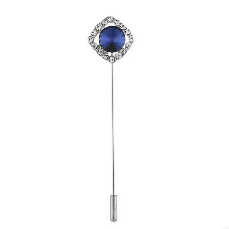  Sparkling Artificial Crystal Brooch Comfortable Wear For Wedding Parties Office