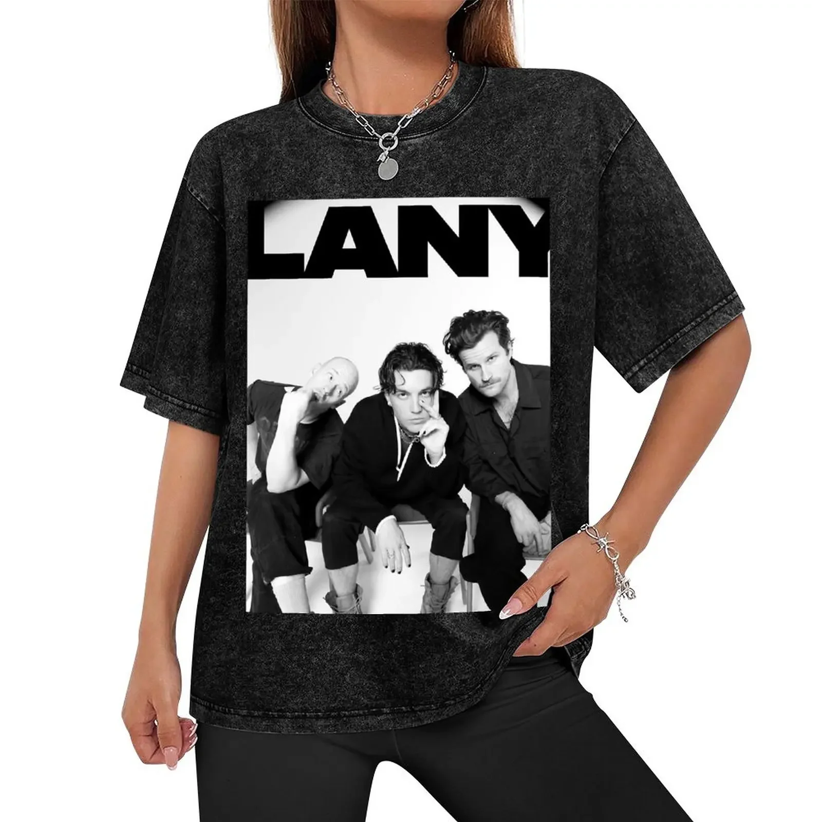 LANY T-Shirt anime figures vintage graphic tee mens graphic t-shirts funny