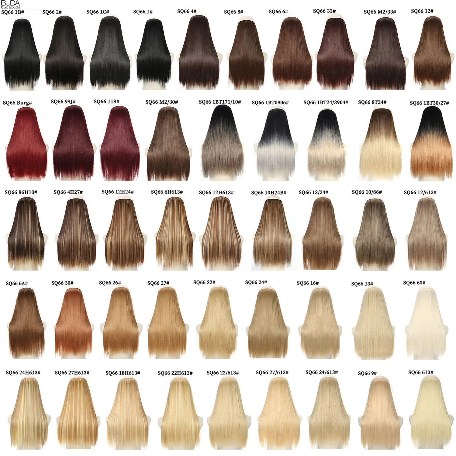 Extension de cheveux synthétiques sans clip pour femme, faux postiche, ligne de poisson, ombre naturelle, blonde, noire, rose, une pièce