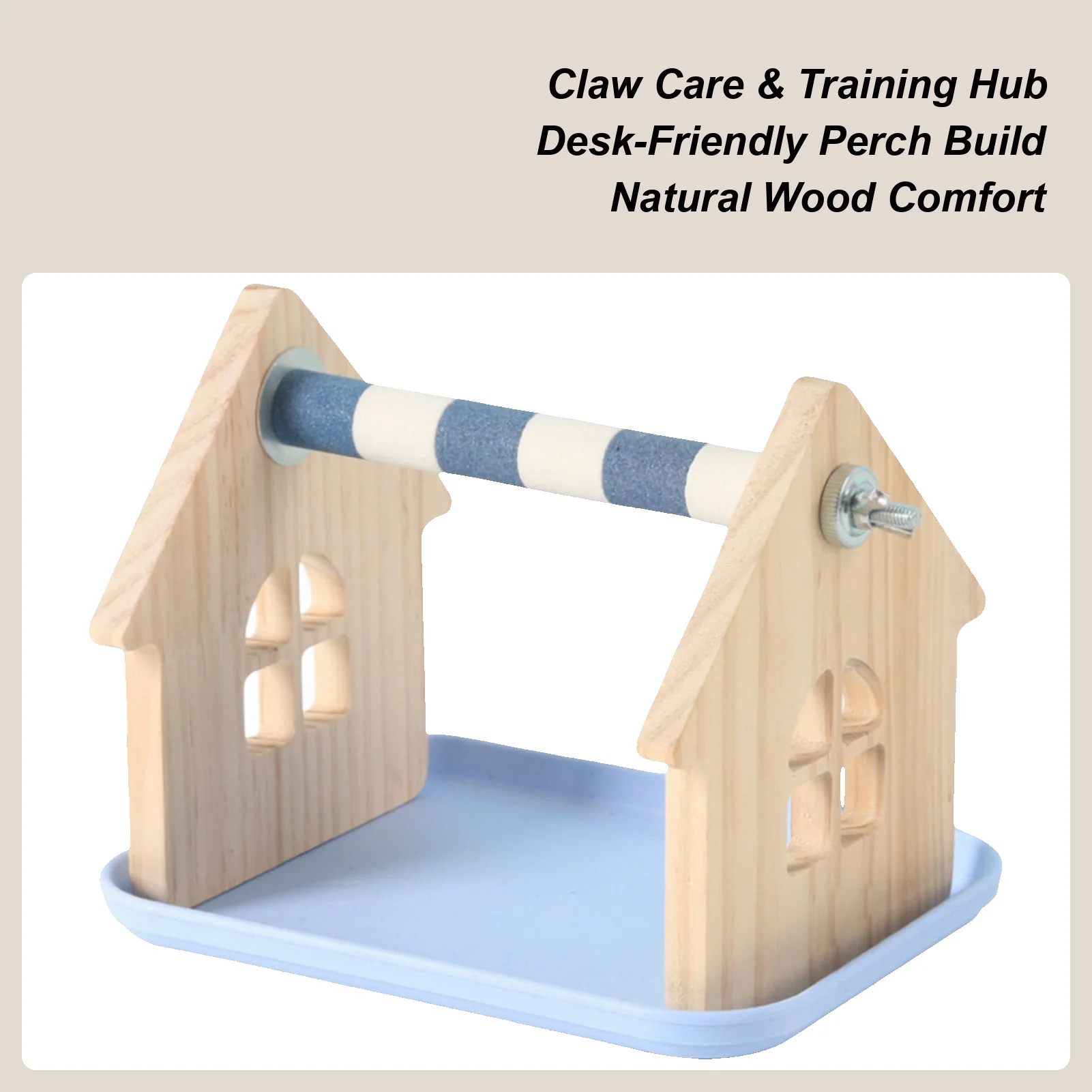 

Подставка для птиц, обогащенная интерактивная игрушка для домашних животных, шлифовальные палочки для кореллы, лап, игрушки для птиц для стояния, шлифования лап, скалолазания, игры