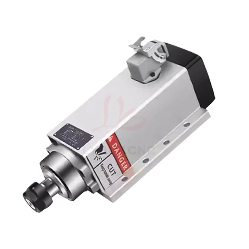 2026 Premium  2.2KW Square Air-cooled Spindle Motor Spindle Motor Aluminium Machine Lock Hole Machine Small Steel Gun Sp