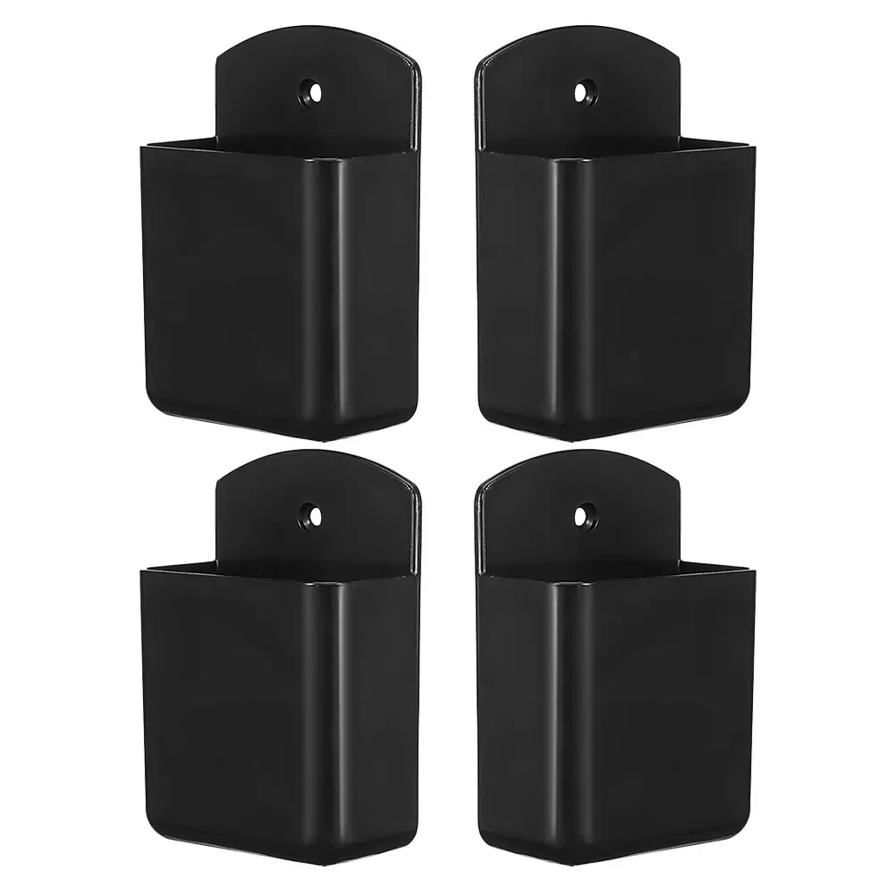 

4pcs Remote Control Wall Mount Storage Holder for Cellphone Pen Media Player Box Multifunctional Air Conditioner Controller