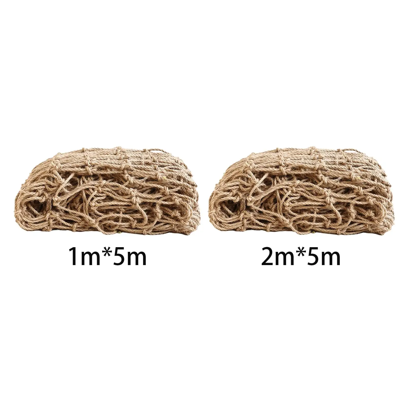 Plant Support Netting Retro Jute Trellis Net for Climbing Plants Pea Balcony
