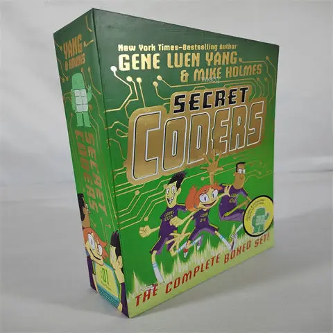 Secret Coders 1-6 Comic Books English Comic Books Coders Elementary School Science Calculation Children's Story Picture Books