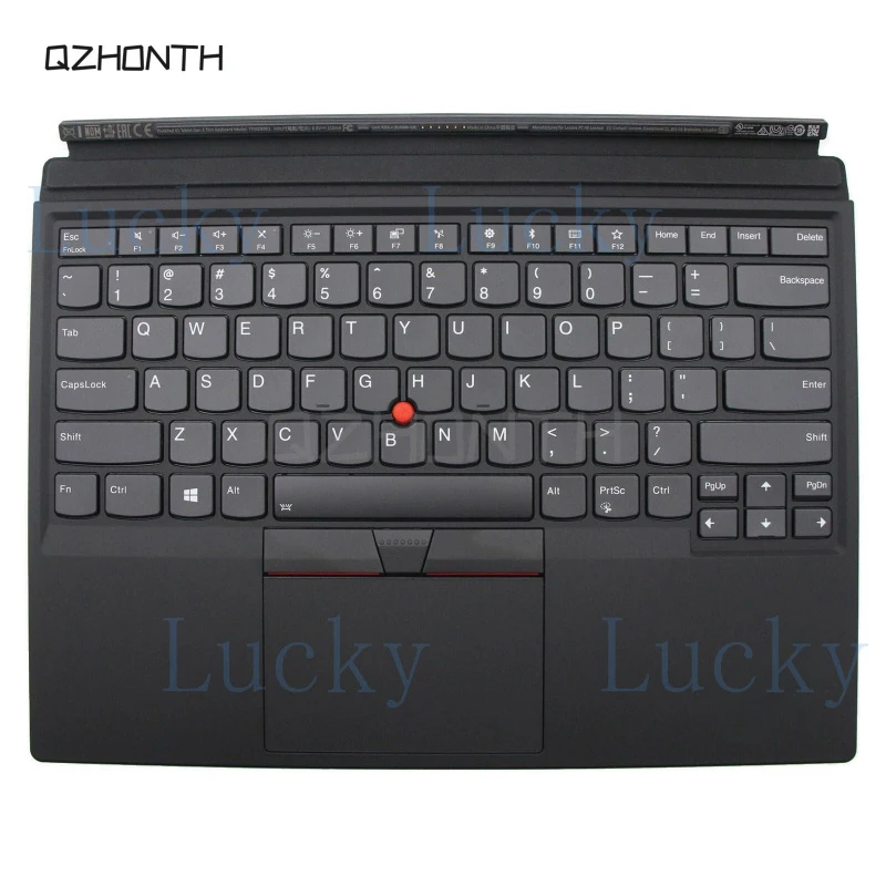 

f Used For Lenovo Thinkpad X1 Tablet 3rd Gen3 Palmrest with US Backlit Keyboard