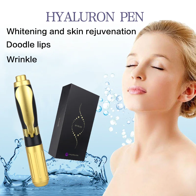 2-in-1 Hyaluron-Pen-Set 0,3ML 0,5ML Zerstäuber Einstellbarer Druckstift Anti-Falten Wasser Hautpflege-Tool Lippenverdickung Heimgebrauch – Detail 2