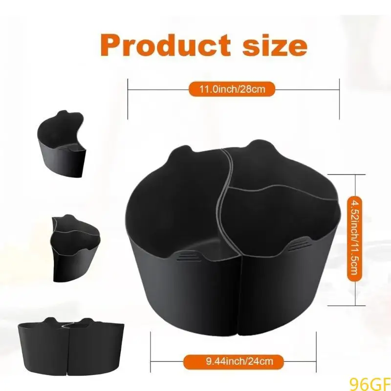 96GF بطانات طباخ بطيئة بطانات غسالة الصحون آمنة ملحق المطبخ ل 6 أواني كيو تي