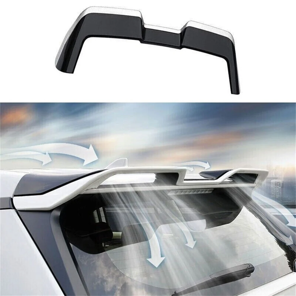 

Black White Rear Spoiler Tail Trunk Lip Wing Bar Fits For Toyota RAV4 2019-2022