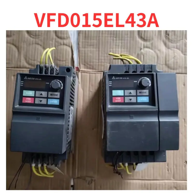 

second-hand inverter VFD015EL43A, function well Tested well and shipped quickly