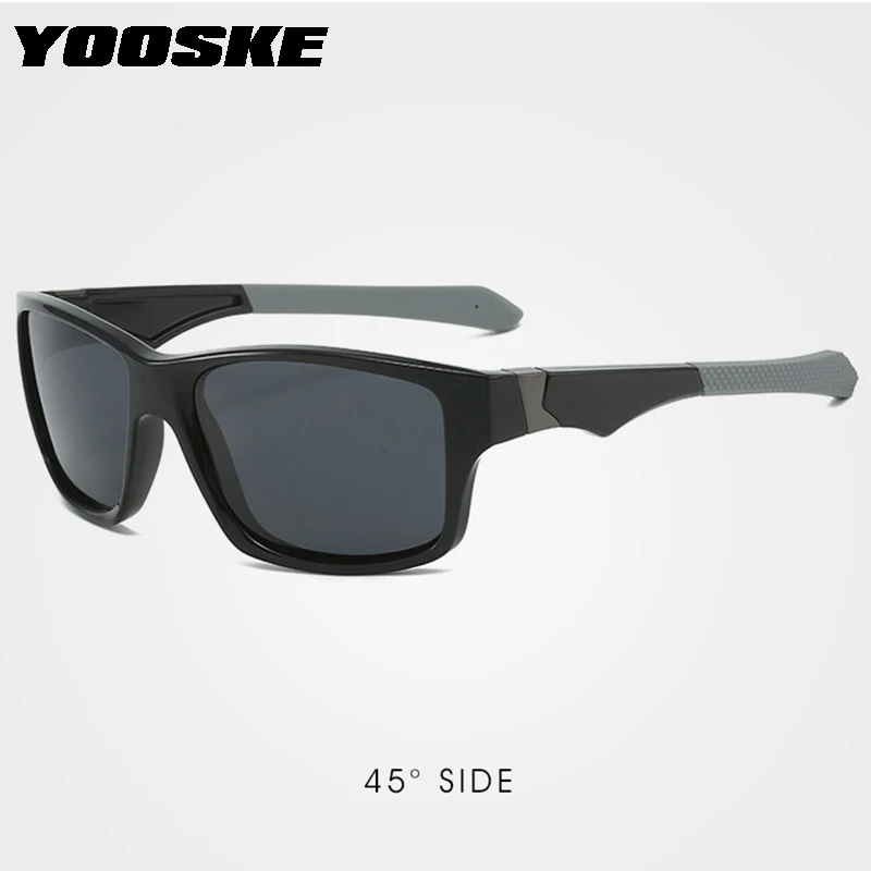 YOOSKE Men's Driving Sunglasses Comfortable simple Casual Sun Protection Riding Sun, Simple Box Movement Polarizing Light