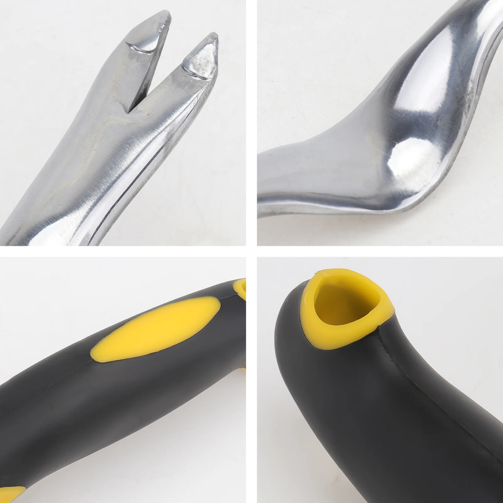 

Manual Weeder Fork Die-Cast Aluminum Lightweight Durable Rubber Handle Garden Weed Puller Removal Tool Weeder Fork