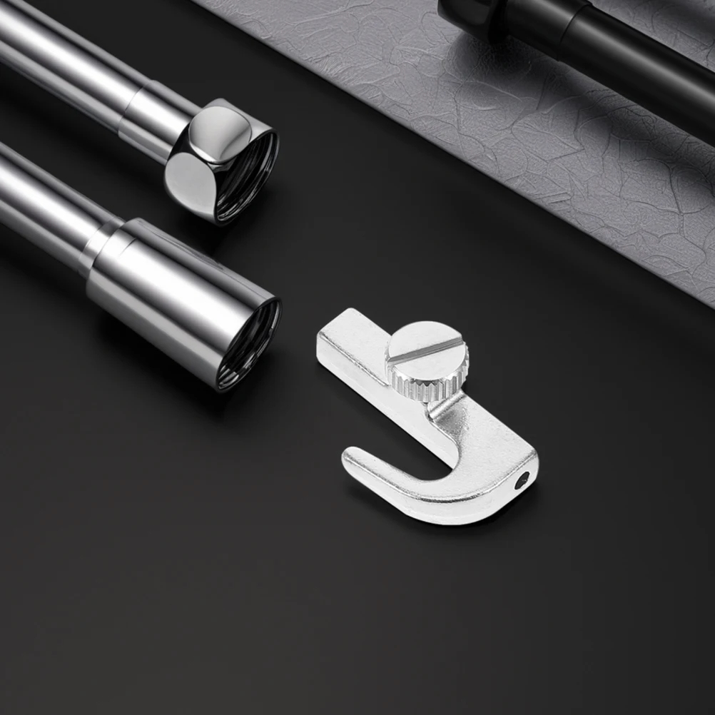 

2pcs Stainless Steel Hooks Heavy Duty Picture Hangers Adjustable Sliding Rail Hooks Wall Mounting Pants