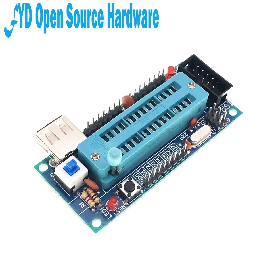 ATmega8 ATmega48 ATMEGA88 Development Board AVR (NO Chip) New Diy Electronic Module Diy Kit Pcb Board USB Interface