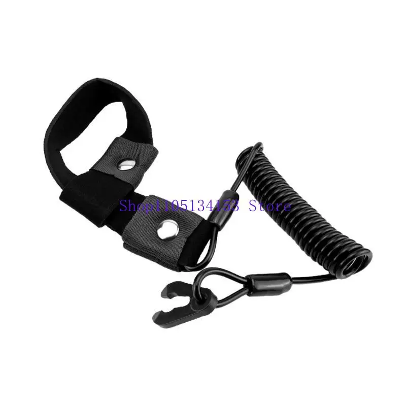 Marine Outboard Engine Boat Motor Safety Lanyard Emergency Stop Switch Key Rope Quick Release For Motorboats Waterproof