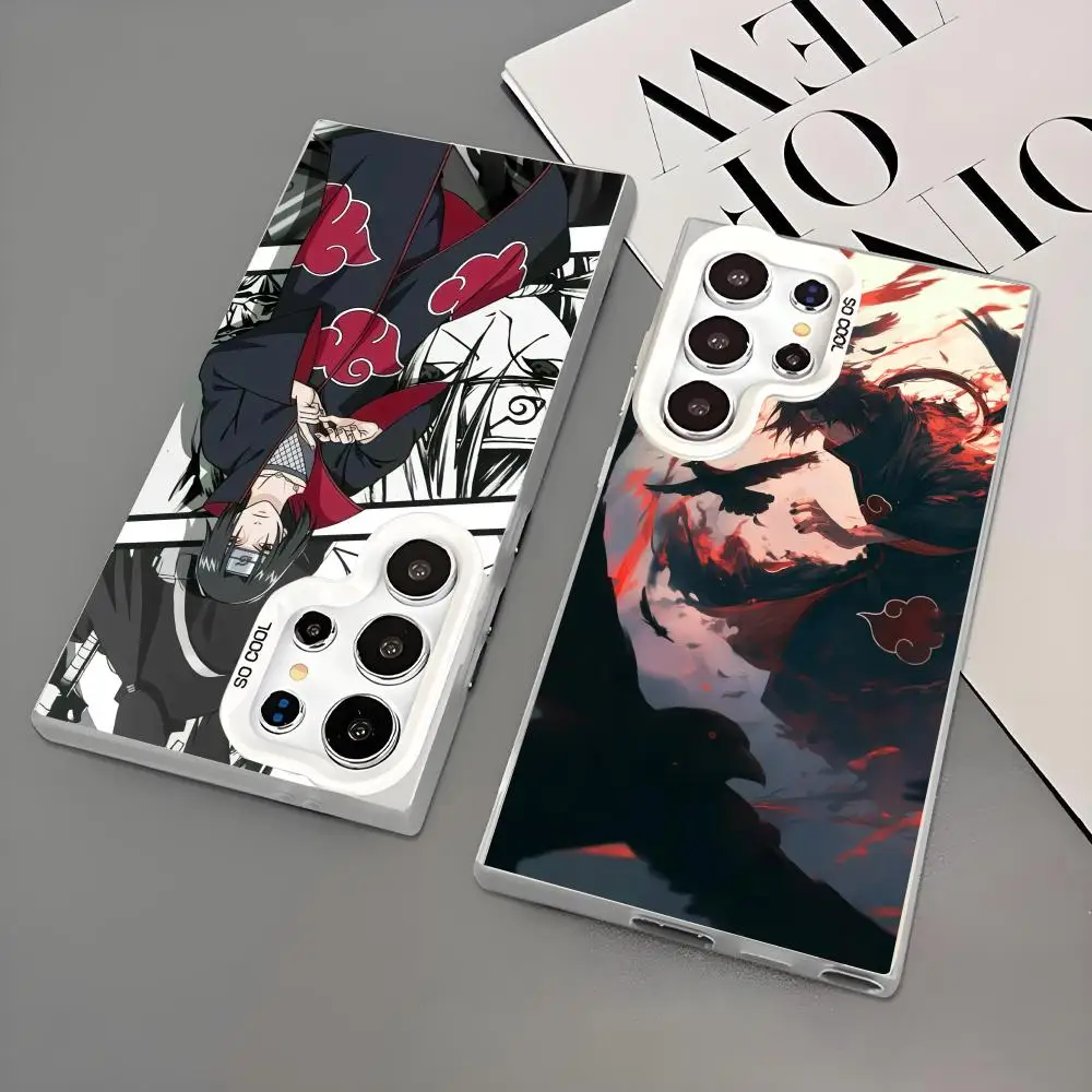 

Ninja Bloodwheel Eyes Sad Anime Phone Case Ins For Samsung Galaxy S25 S24 S23 Ultra S22 Plus S20 Laser Colorful Shockproof Hard