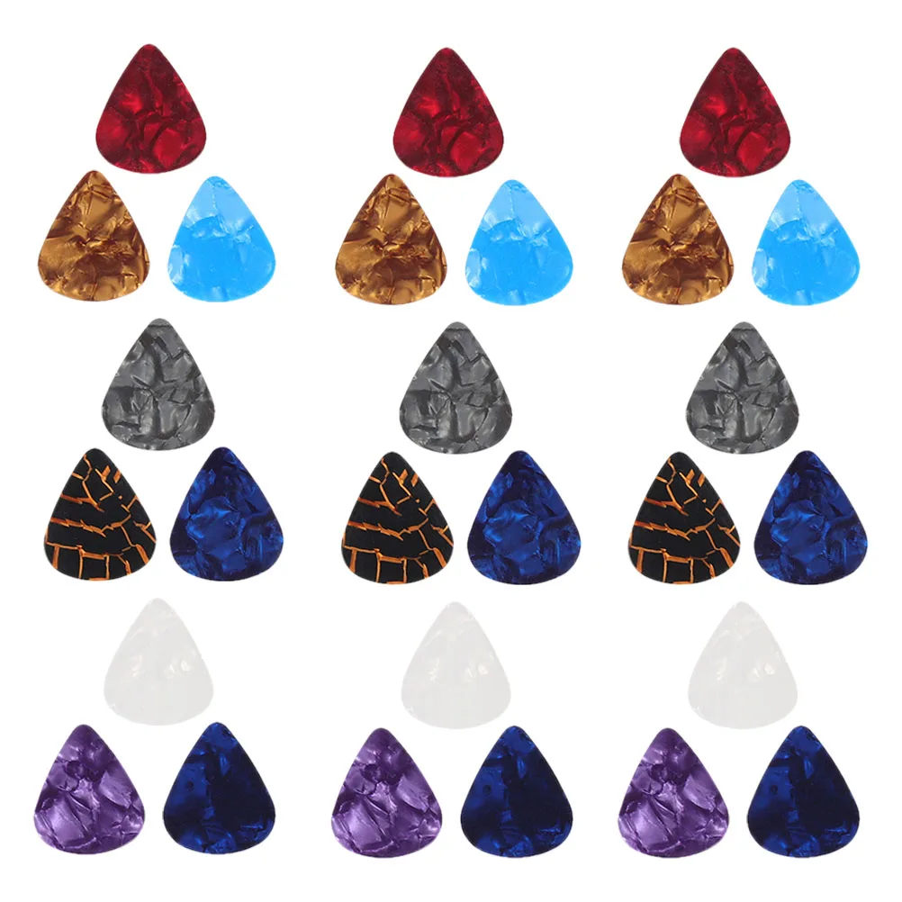 

30 Pcs Acoustic Guitar Pick Deformation-resistant Picks Gift Ergonomic Design Electric Bulk Replacement Practical