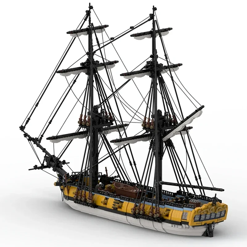 Moc tijolos de construção modelo militar britânico hms challenger barco tecnologia blocos modulares presentes brinquedos para crianças montagem diy